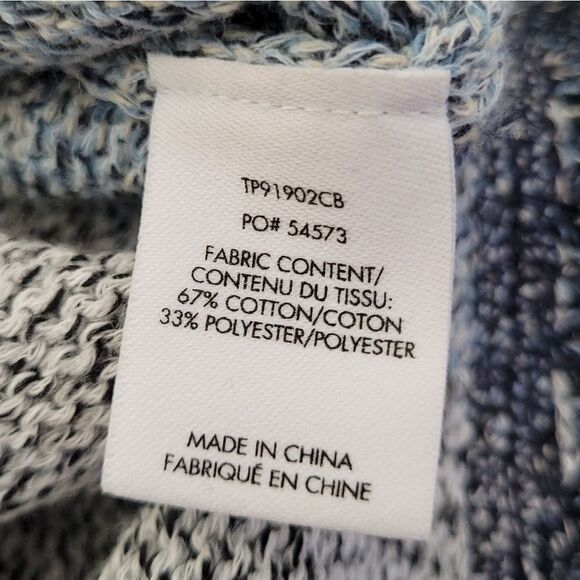 Derek Lam 10 Crosby colour block knit V-neck sweater blue small cotton - Picture 9 of 12